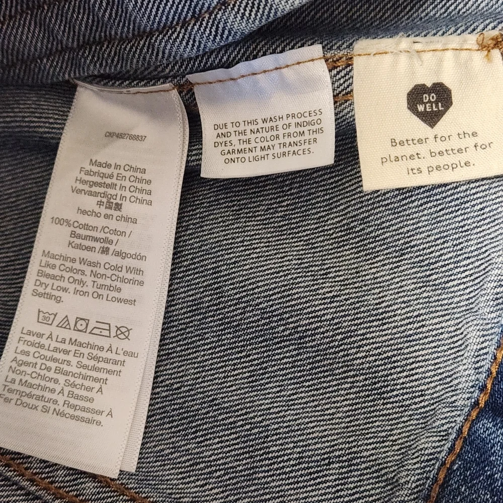 Madewell Classic Trucker Boho Denim Jacket Size XXS